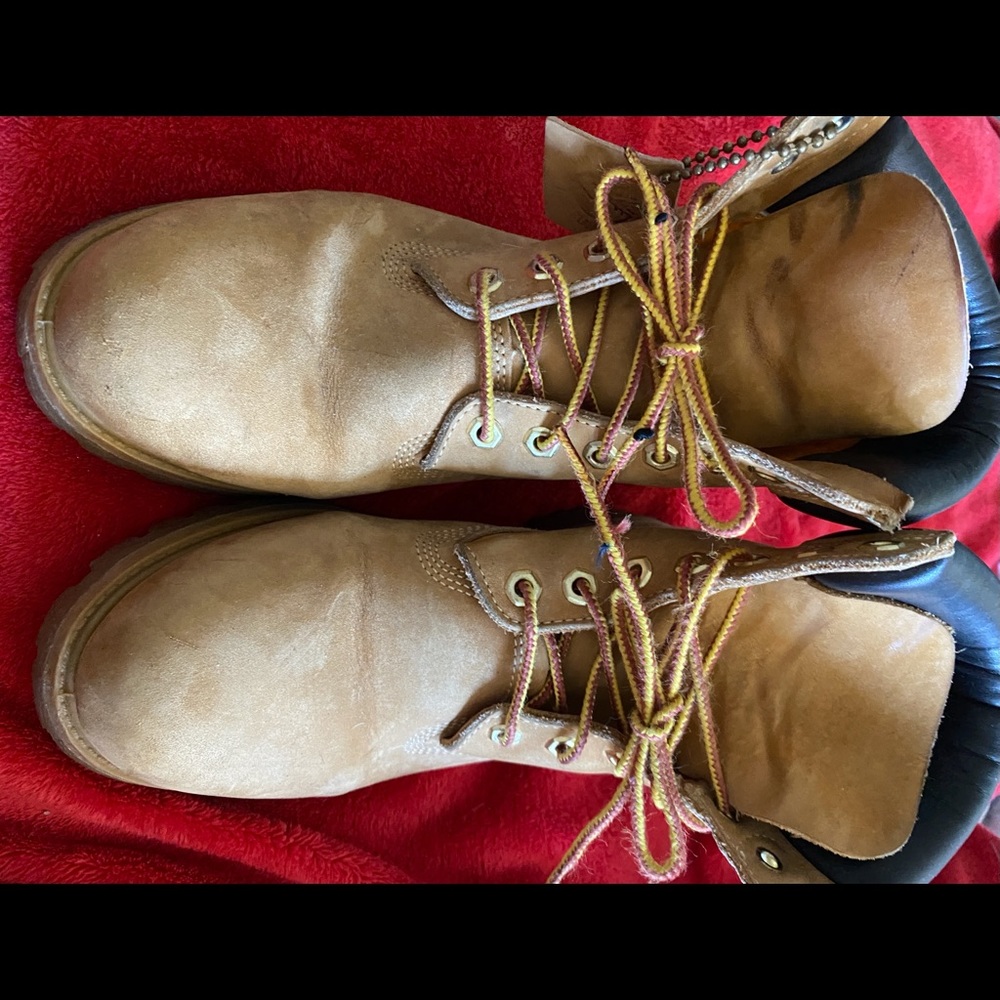 Men’s Tan Timberland Boots - Picture 1 of 4